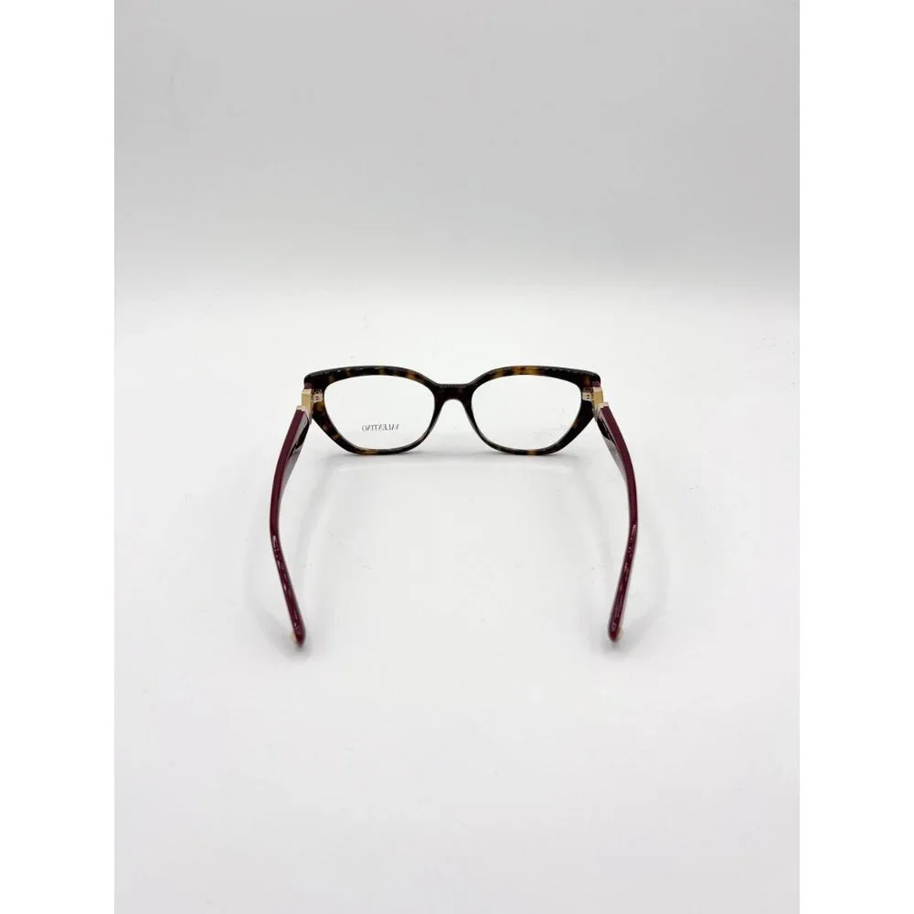 Valentino Women's Eyeglasses VA3037 5002 Full Rim Cat Eye Rockstud Havana 54mm P - Picture 11 of 14